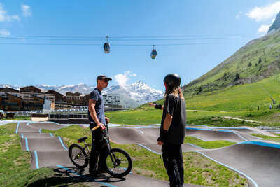 Pumptrack in Tignes le Lac